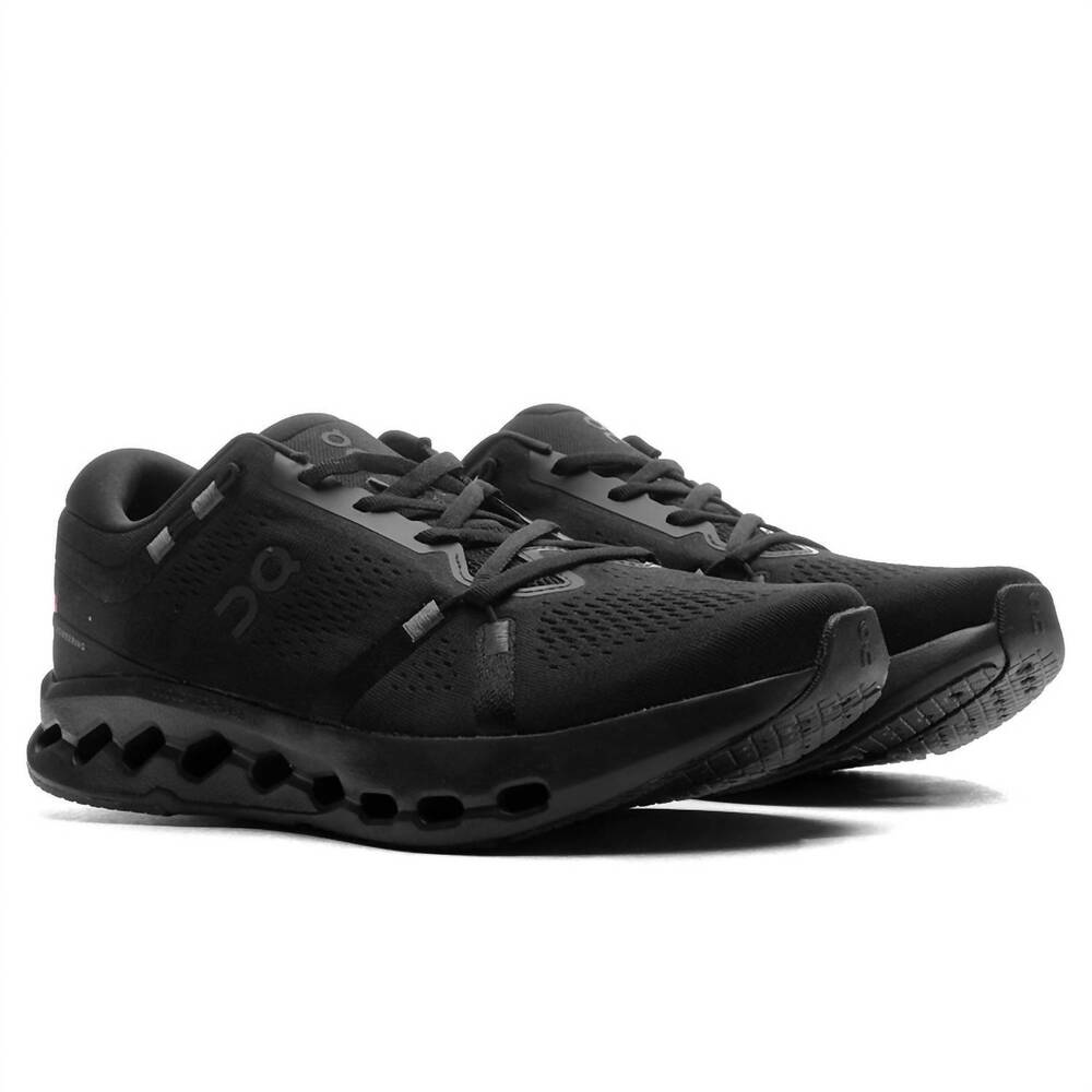 NEW ON RUNNING men's cloudsurfer 2 running shoes in black | black - Picture 3 of 5